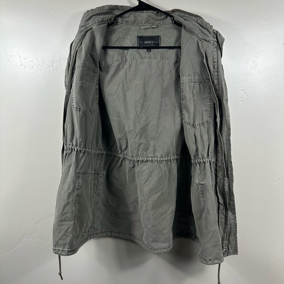 BNCI Blanc Noir Military Utility Jacket Size Medium - Army Green - Picture 2 of 6